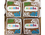 Пряник с логотипом Wamba